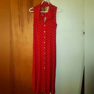 Red Dawn Joy Sleeveless Dress, Women's Size 7/8